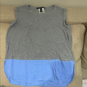BCBGMaxAzria Heather Gray Top